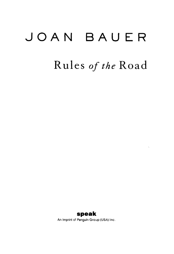 Rules of the Road