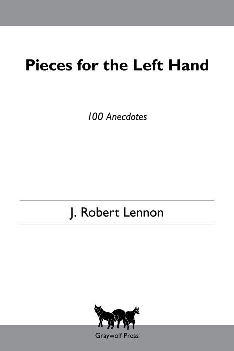 Pieces for the Left Hand